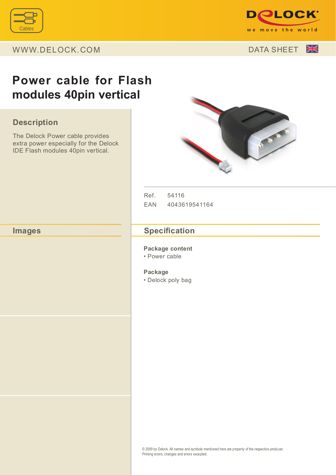 DeLOCK 54116 User Manual