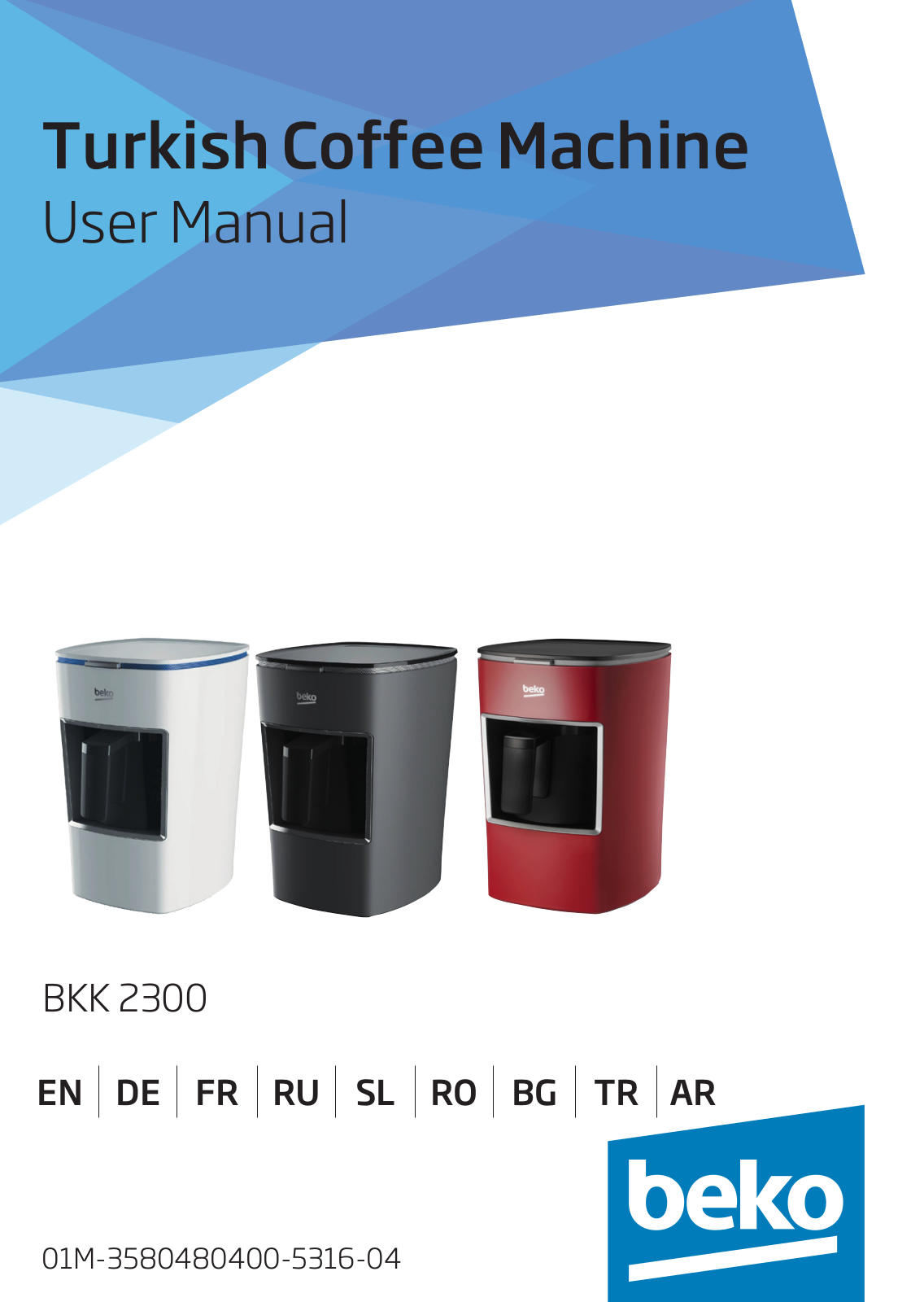 Beko BKK 2300 User Manual