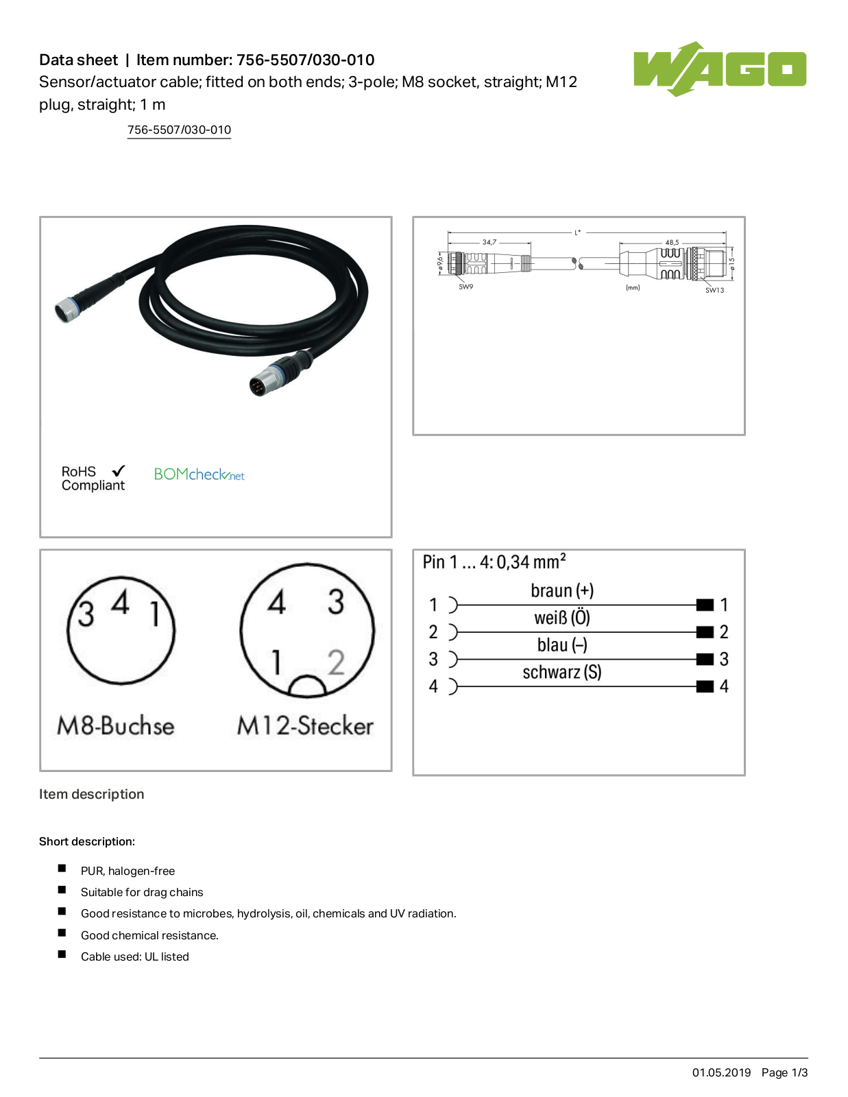 Wago 756-5507/030-010 Data Sheet