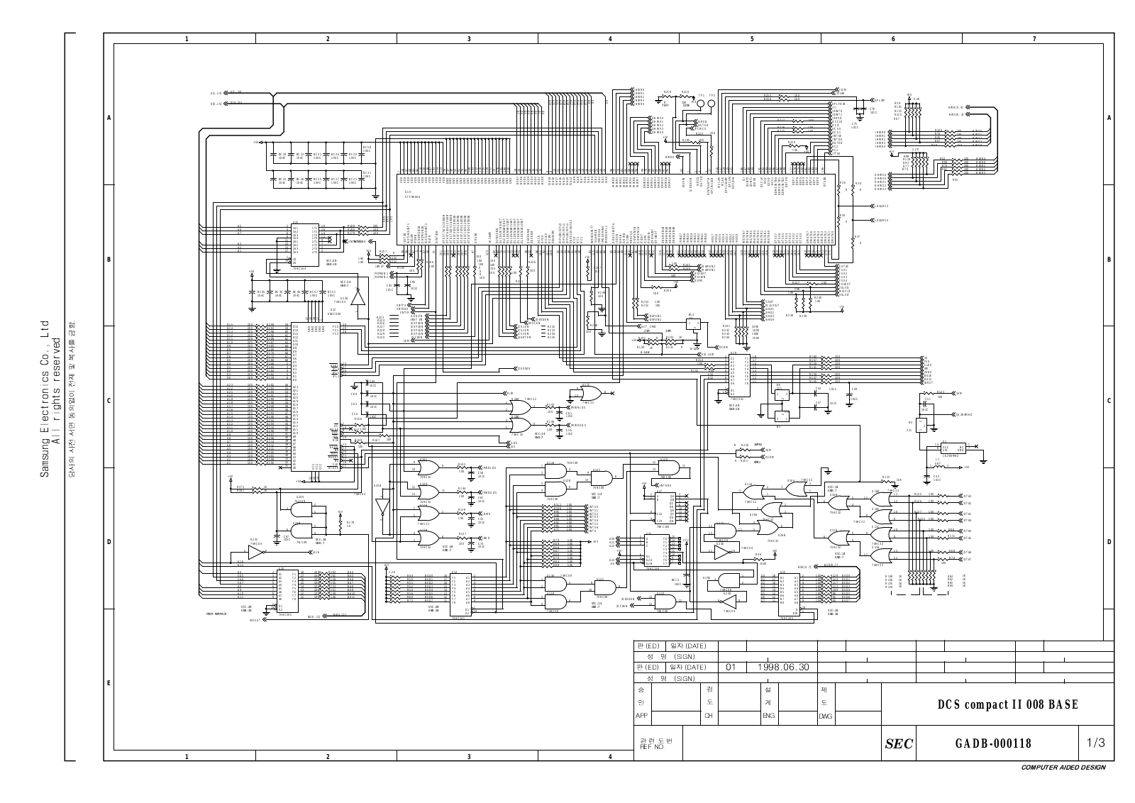 Samsung KP70DM1, KP70D-M1-AUA Schematics Diagram