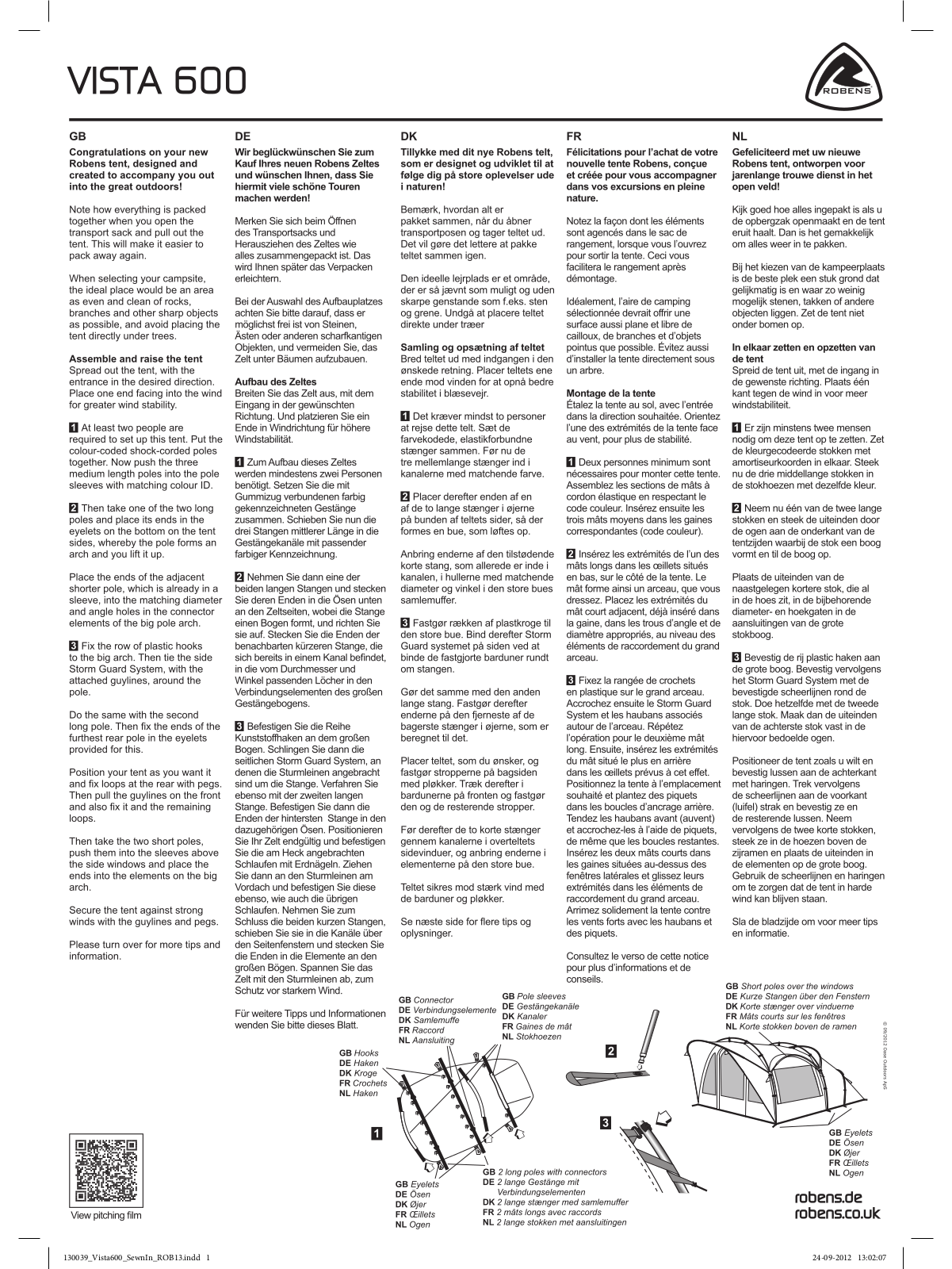 Robens Vista 600 User Manual