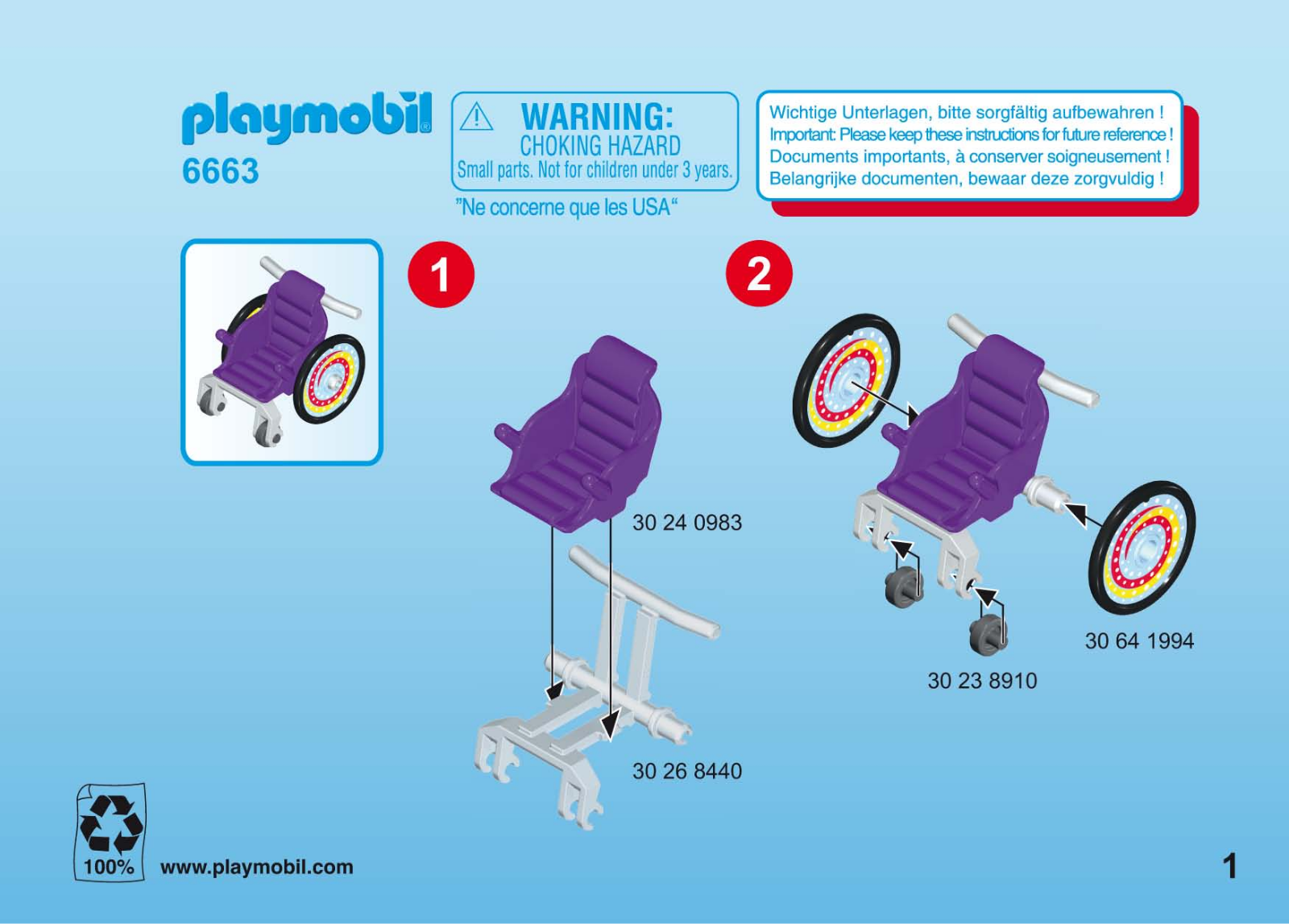 playmobil 6663 Instructions