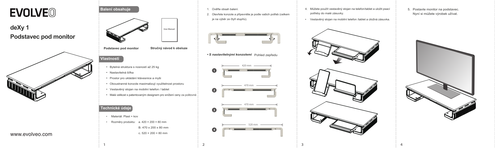 Evolveo deXy 1 User Manual