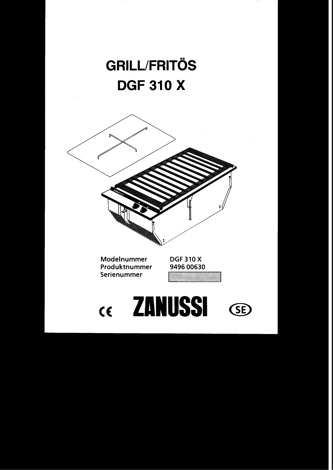 Zanussi ZBX626SS User Manual