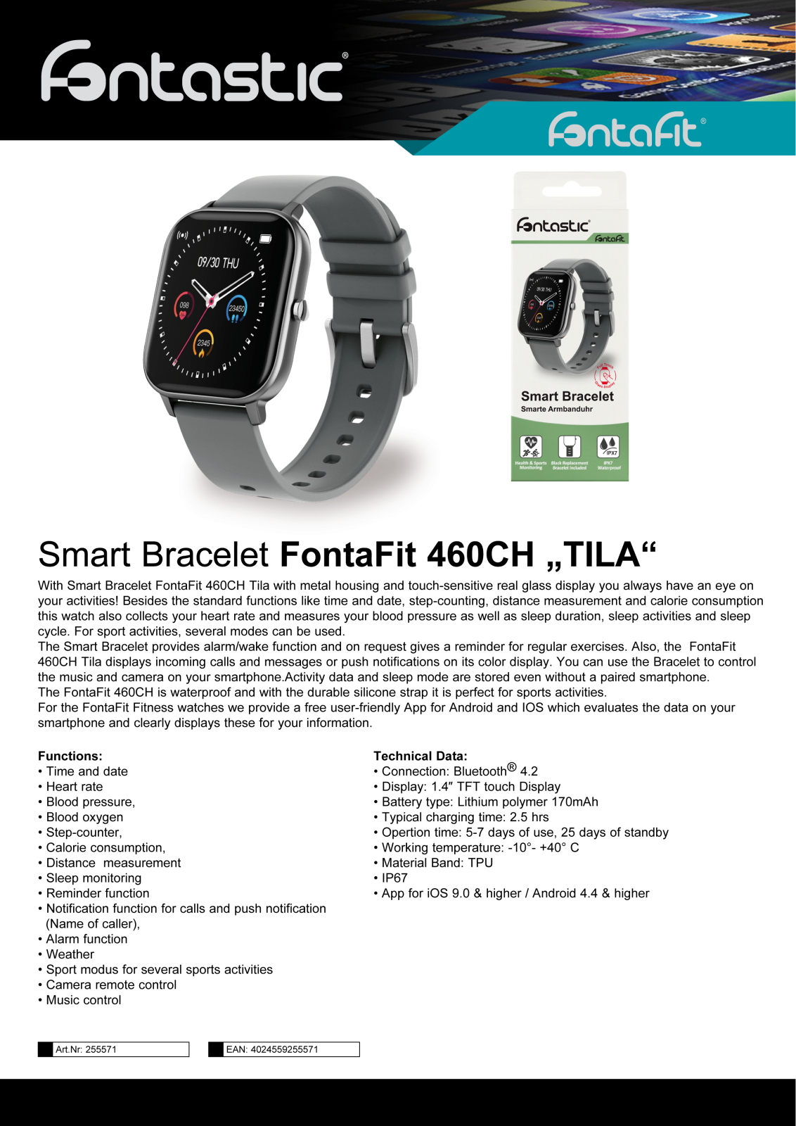 Fontastic ICFT-255571 Datasheet - ManualMachine.com