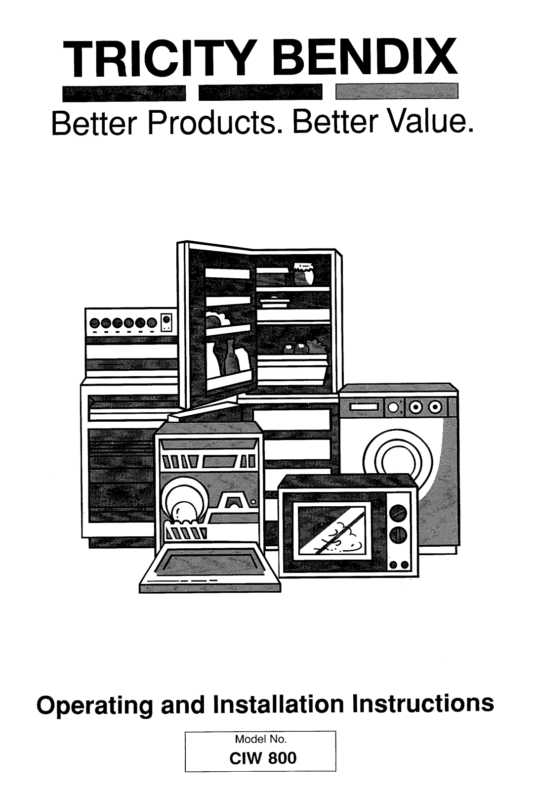 TRICITY BENDIX CiW800W User Manual