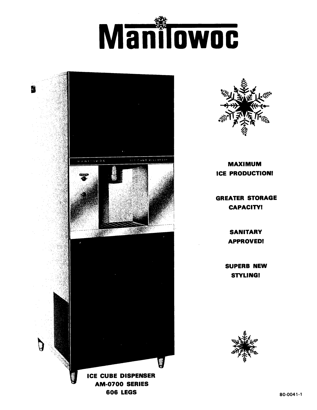 Manitowoc Ice AM-0713A Service Manual