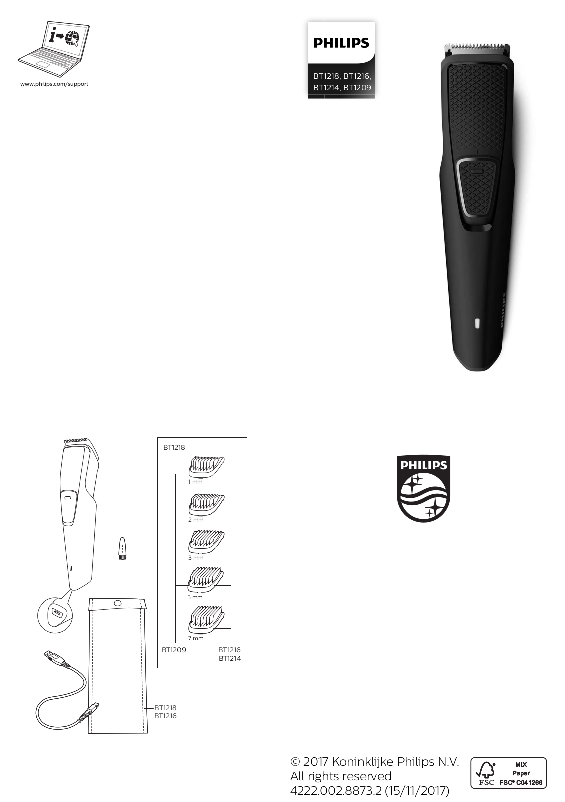 Philips BT1216-15 User Manual