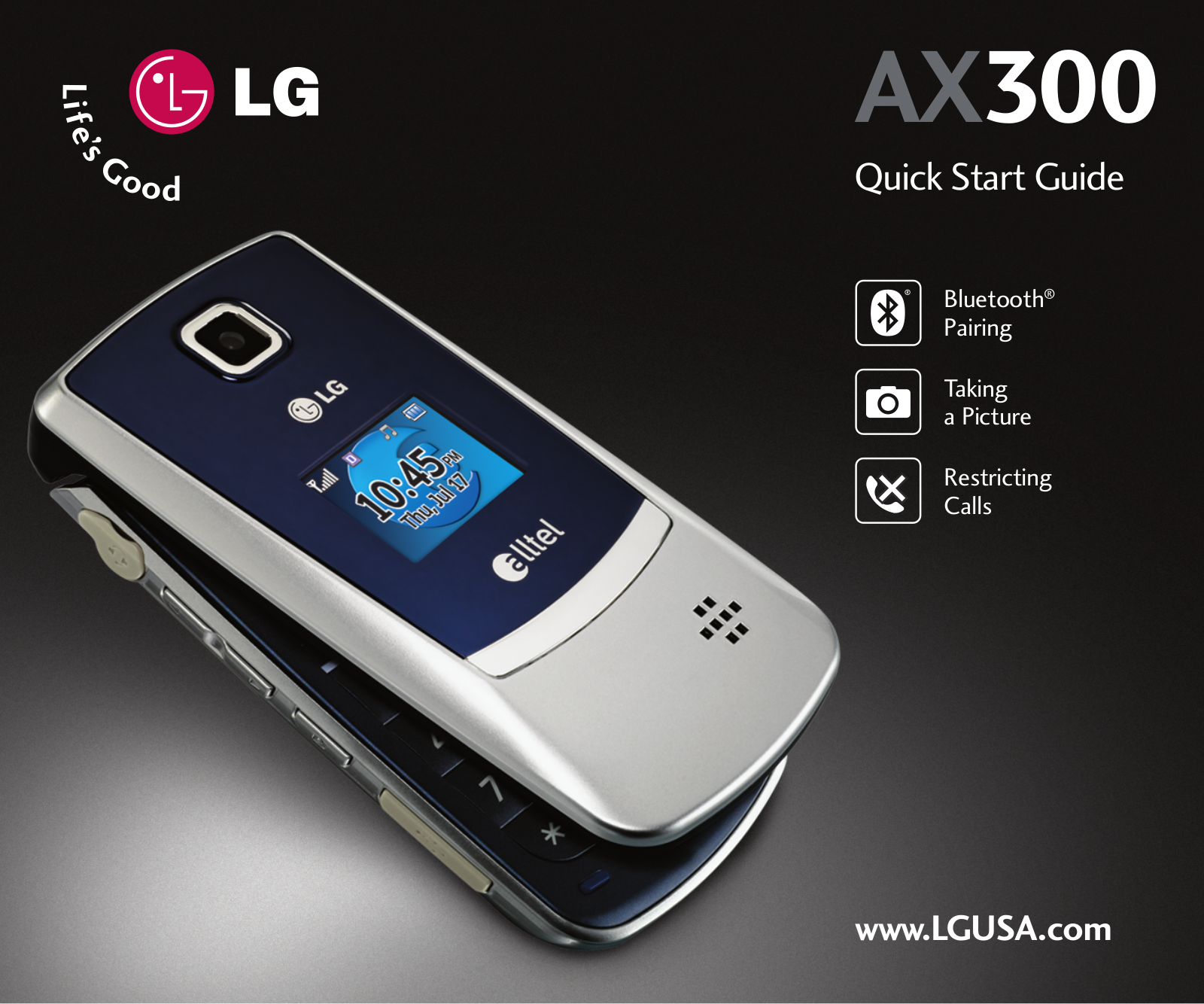 LG AX300 User Manual