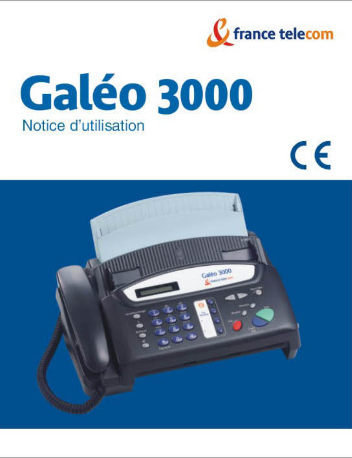 FRANCE TELECOM GALEO 3000 User Manual