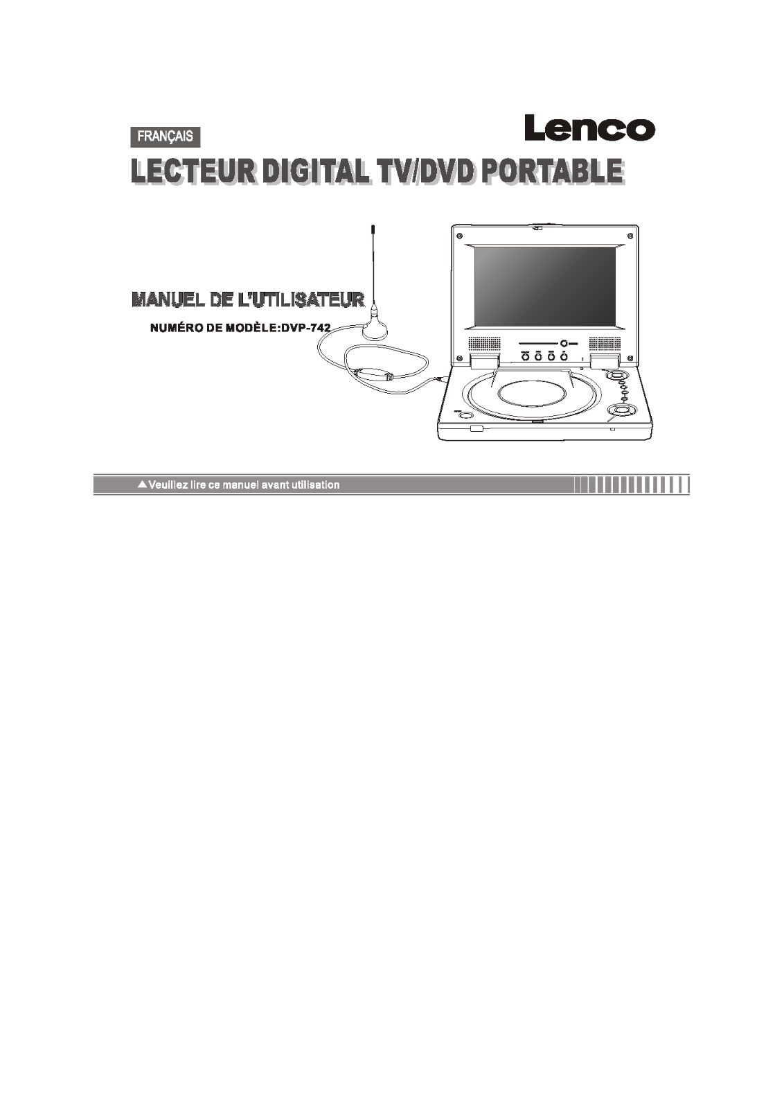 LENCO DVP-742 User Manual