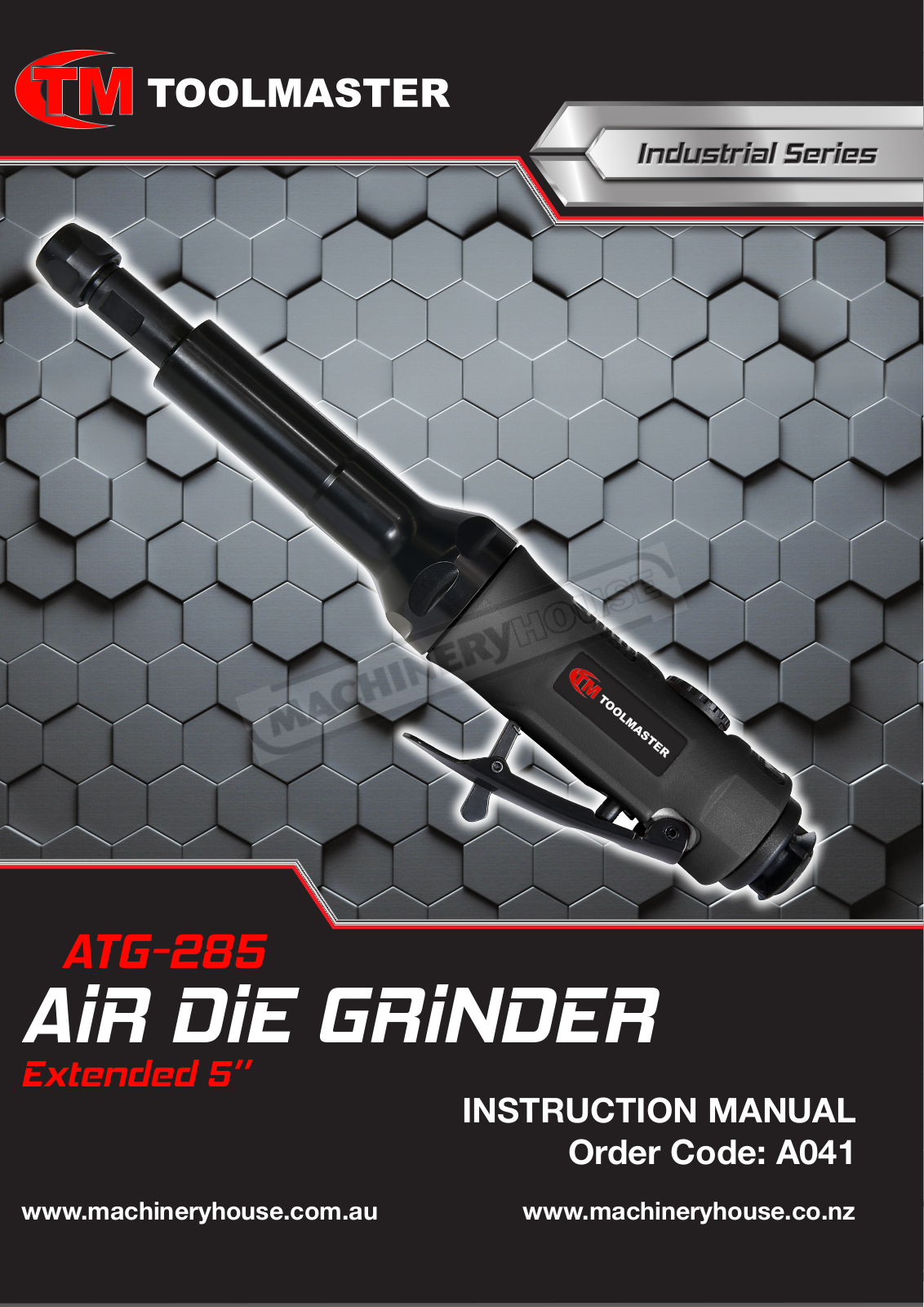 TOOLMASTER A041, ATG-285 Instructions Manual - ManualMachine.com