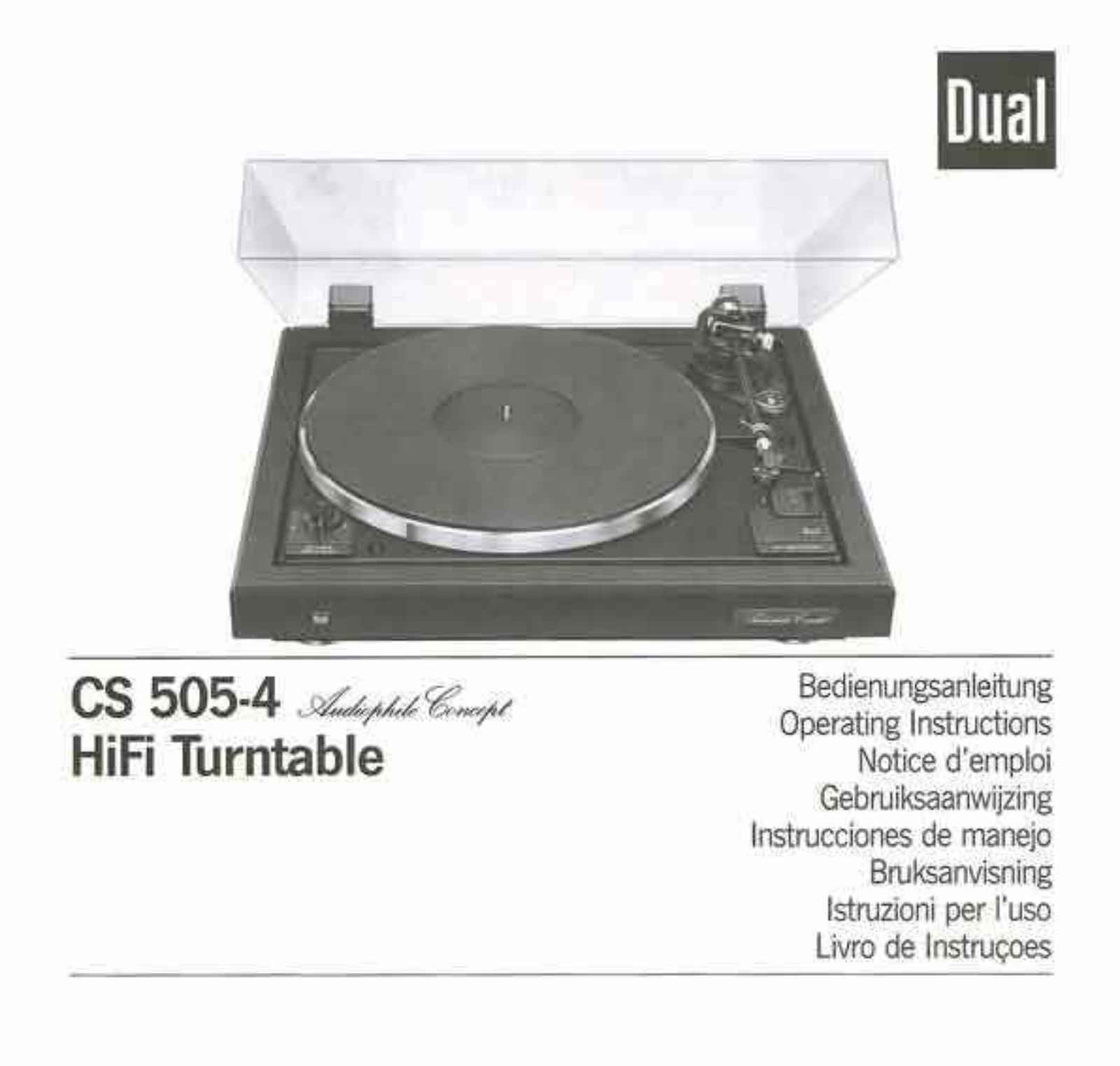 Dual CS-505-4 Owners Manual