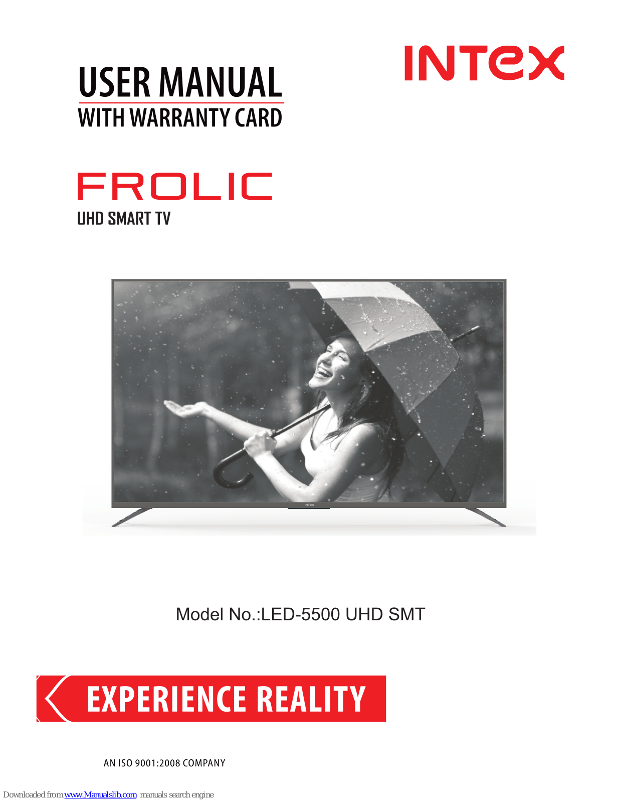 Intex FROLIC LED-5500 UHD SMT User Manual