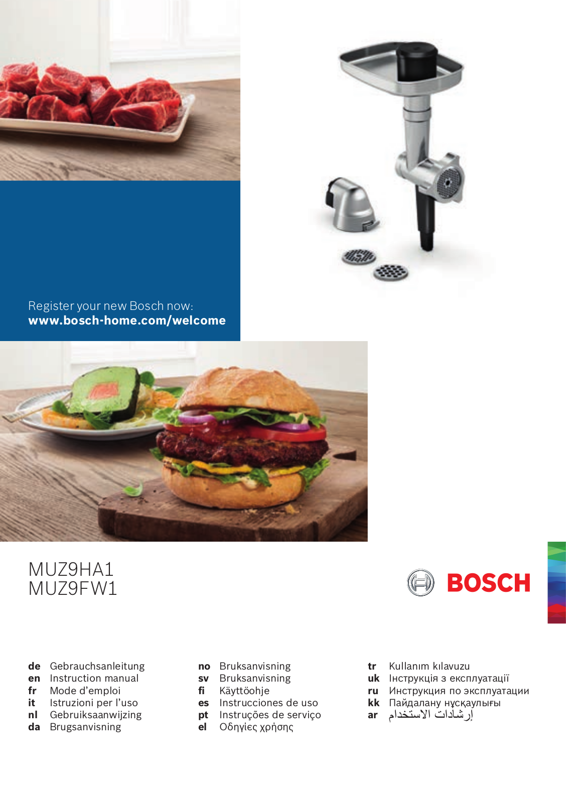 Bosch MUZ9SV1 Service Manual