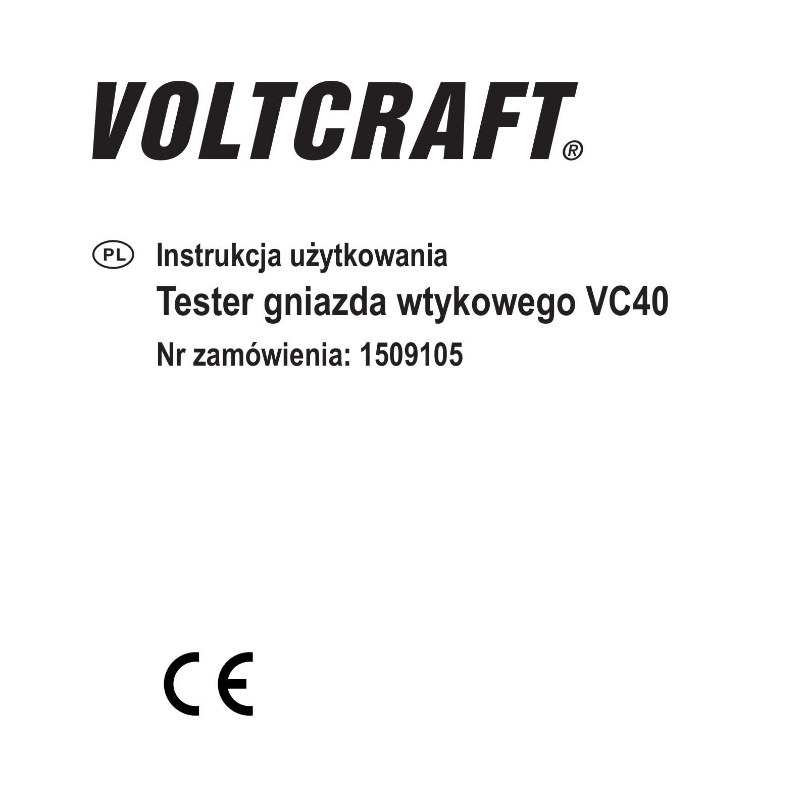 VOLTCRAFT VC40 User guide