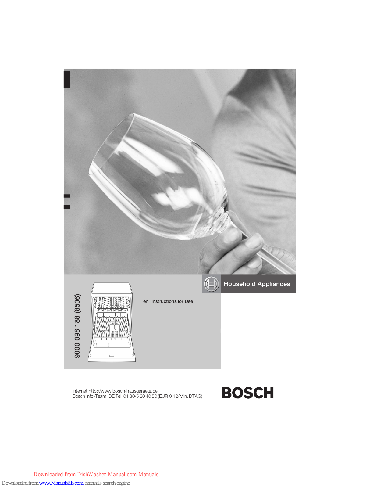 Bosch SGS 55E32 Instructions For Use Manual