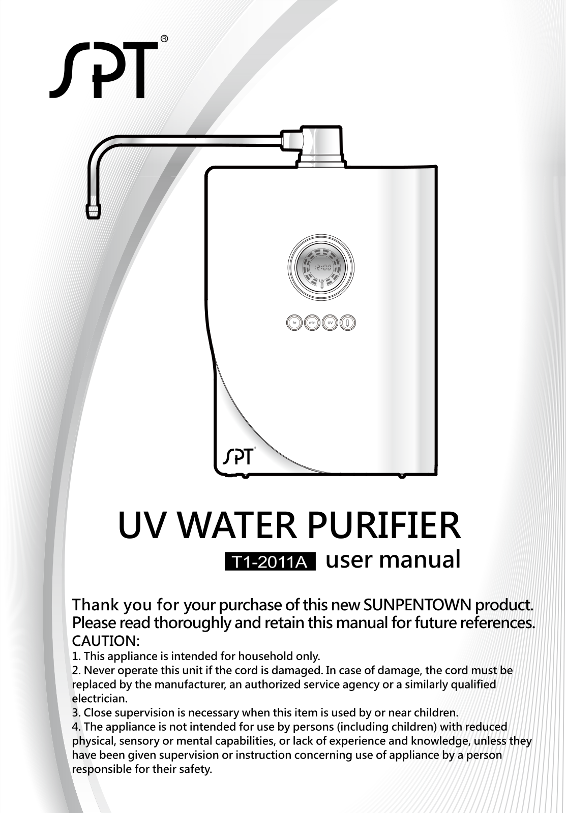 Sunpentown T1-2011A Installation  Manual