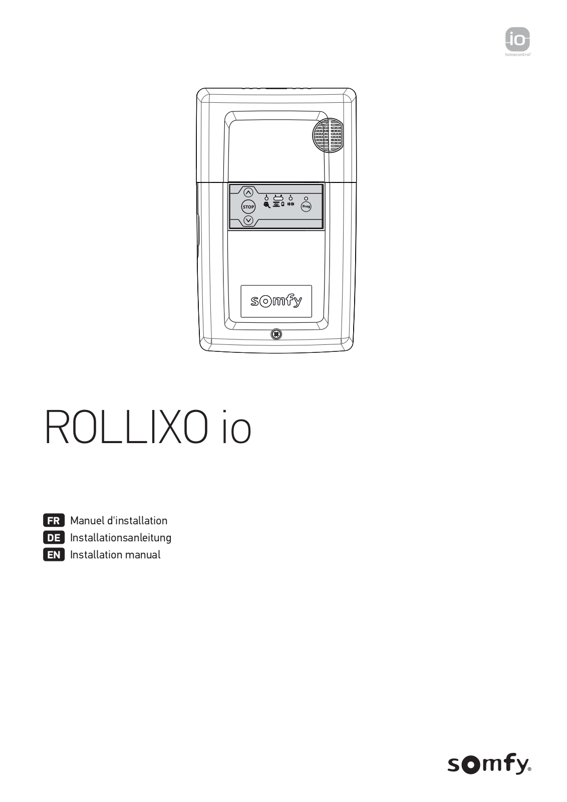 SOMFY ROLLIXO io Installation Manual