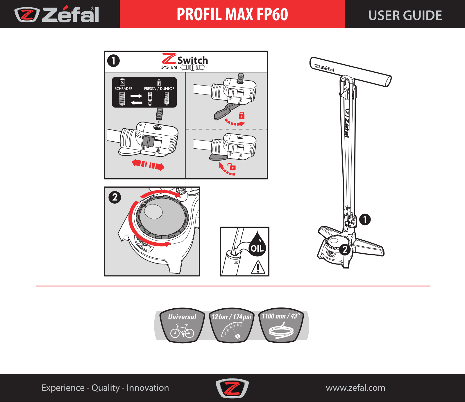 Zefal PROFIL MAX FP60 User Manual