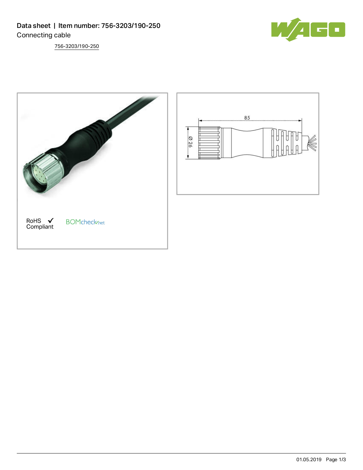 Wago 756-3203/190-250 Data Sheet