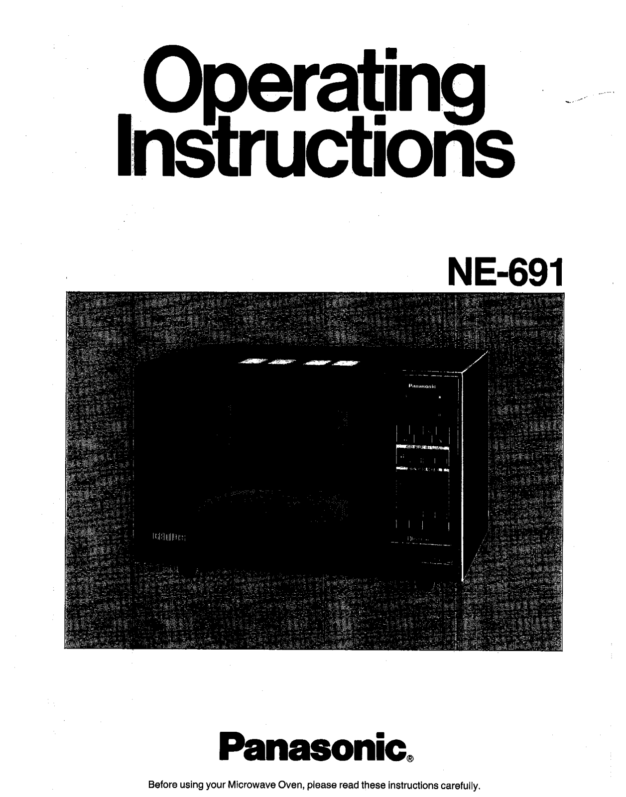 Panasonic NE-691 User Manual