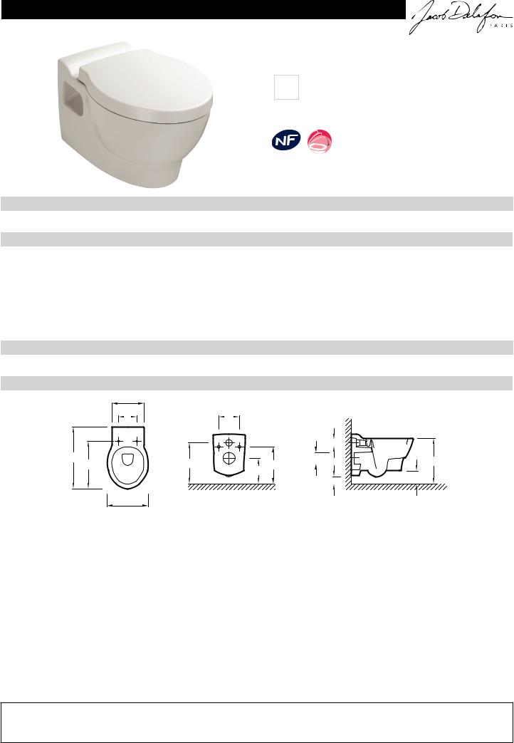 Jacob Delafon OVE E1585-00 User guide