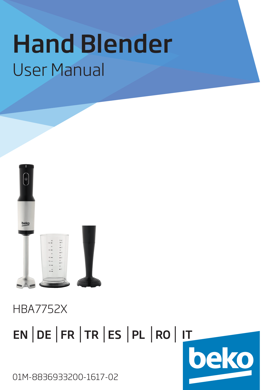 Beko HBA7752X User manual