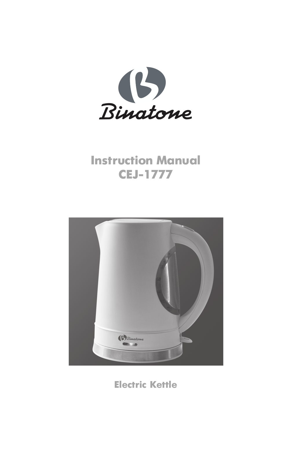 Binatone CEJ 1777 User Manual