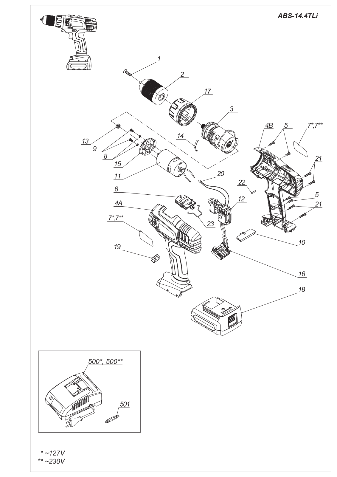 DWT ABS-14,4 TLi BMC User manual