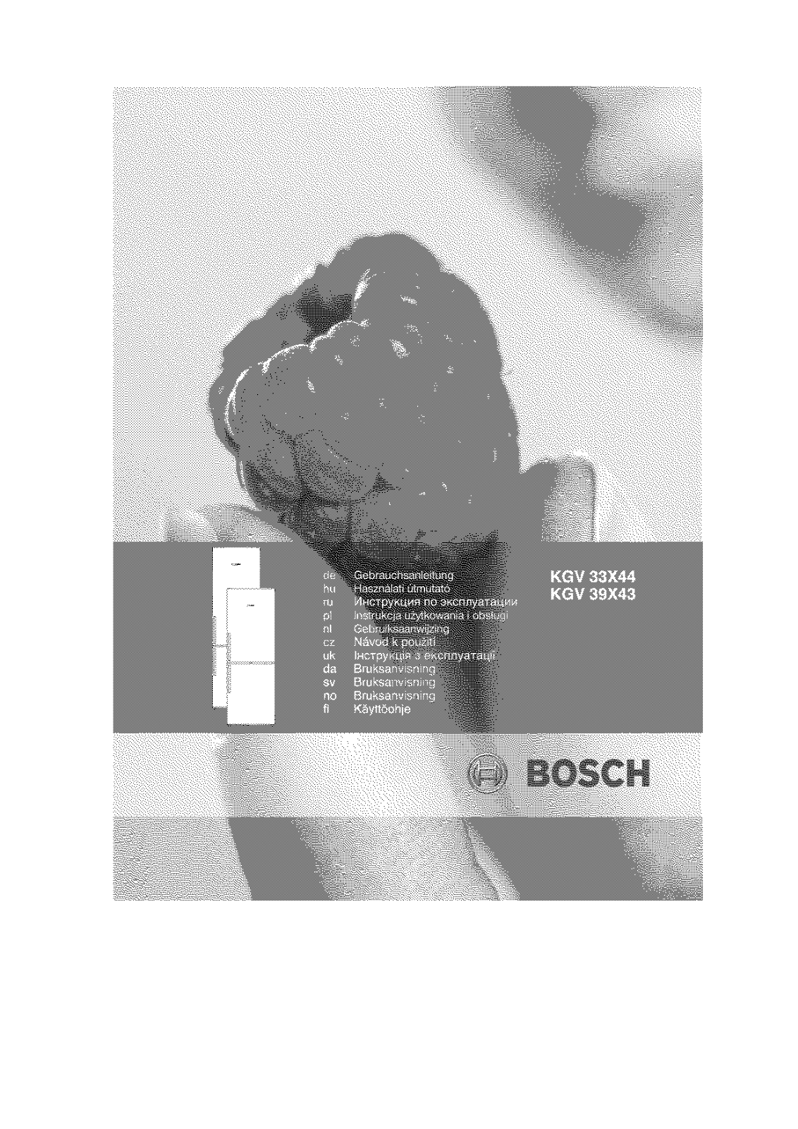 Bosch KGV 39Y40 User manual