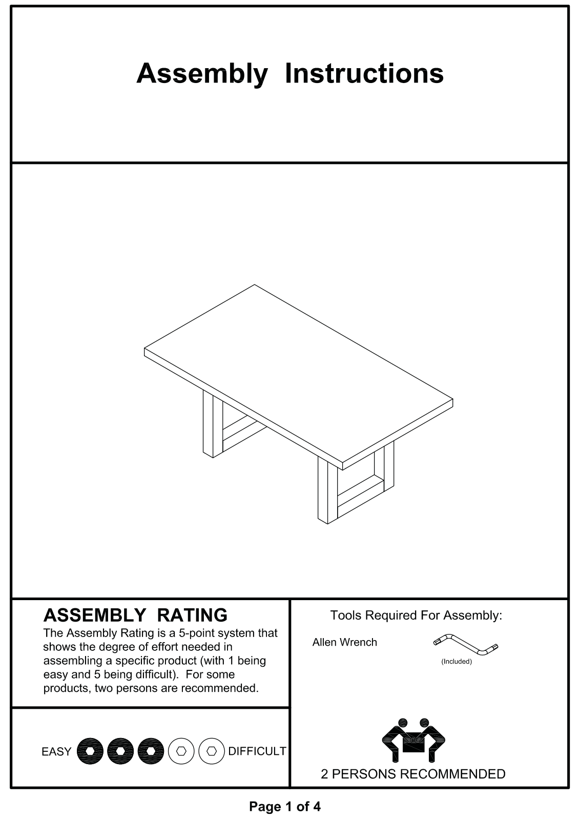 Loon Peak LNPE6312 Assembly Instructions - ManualMachine.com