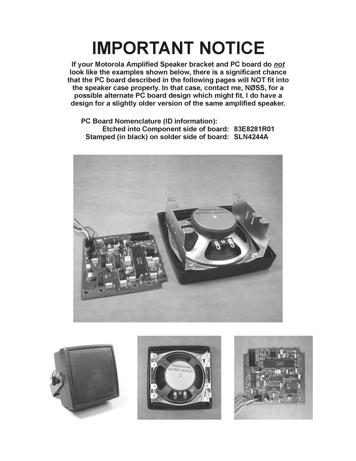 Motorola amplified_speaker Schematics