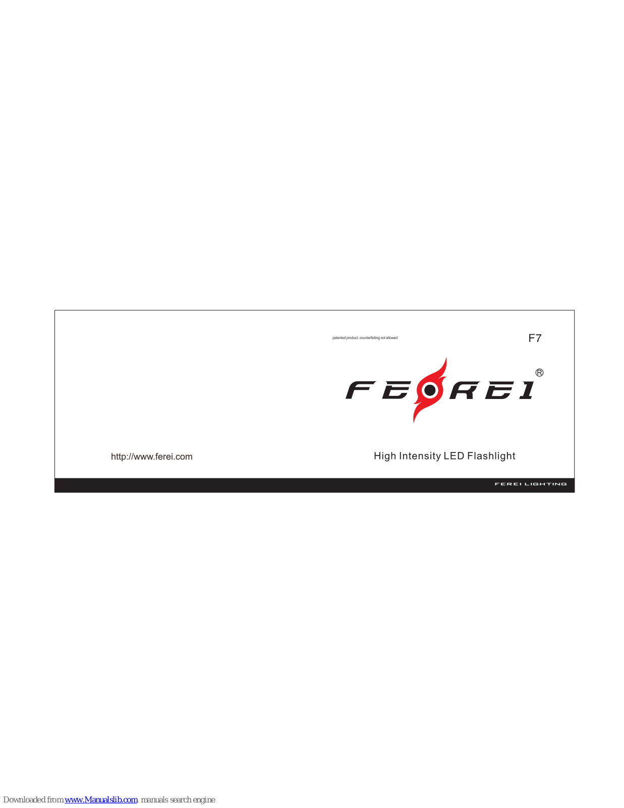 Ferei F7 User Manual