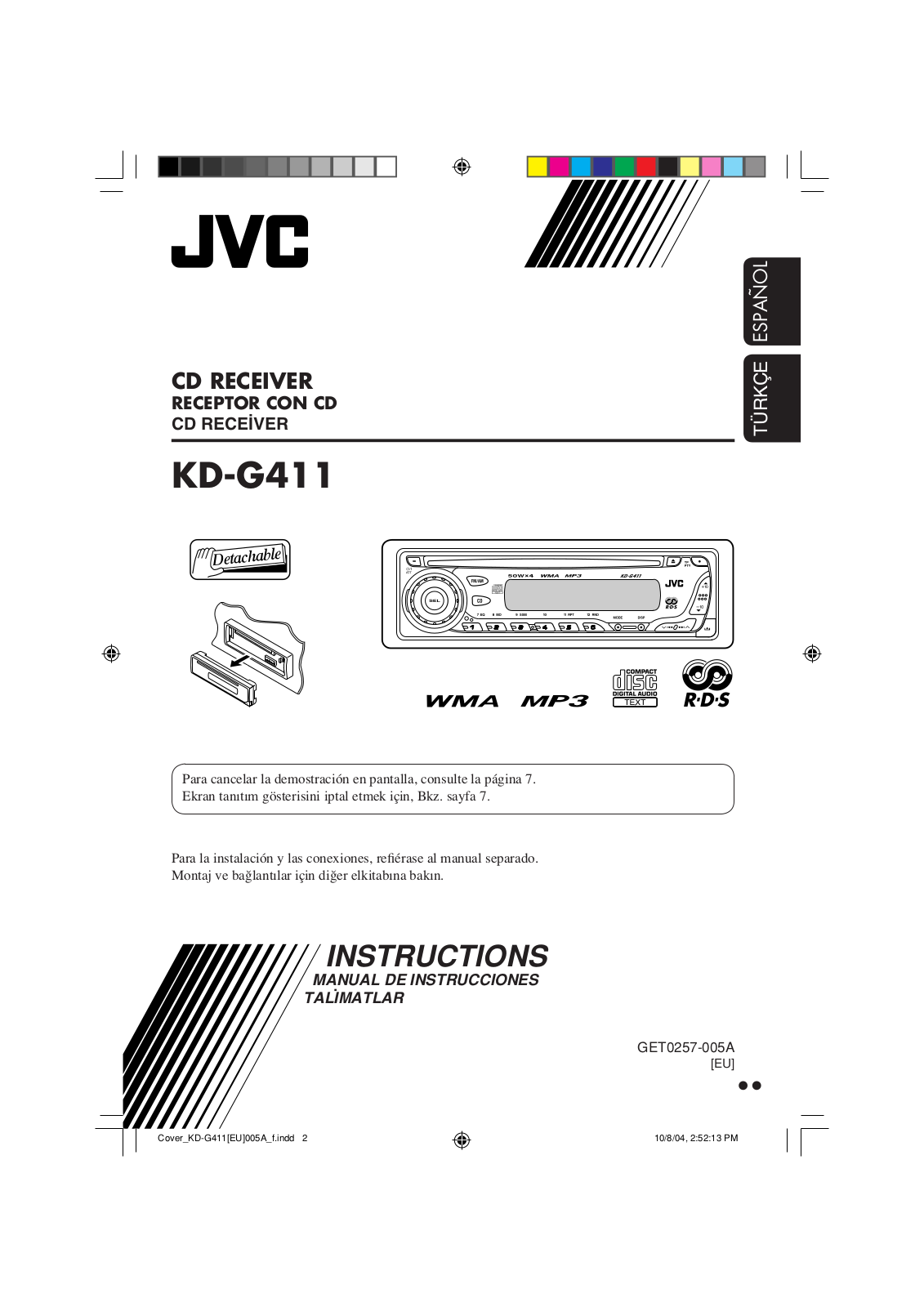 JVC KD-G411 User Manual