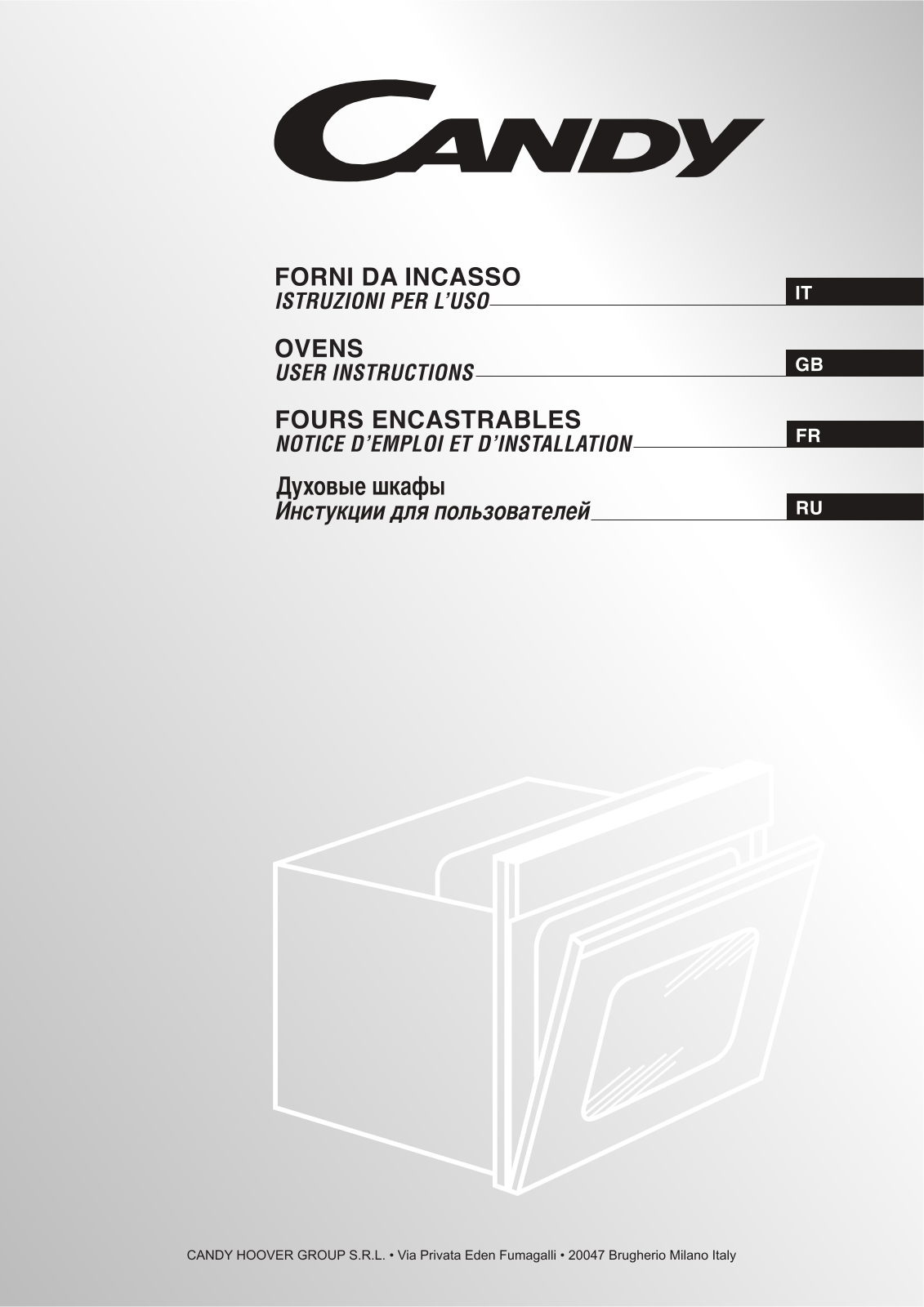 Candy FST247/1X User Manual