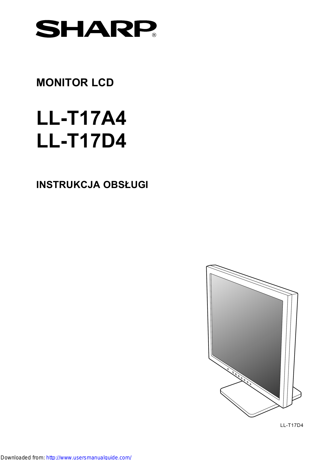 SHARP LL-T17A4/D4 User Manual