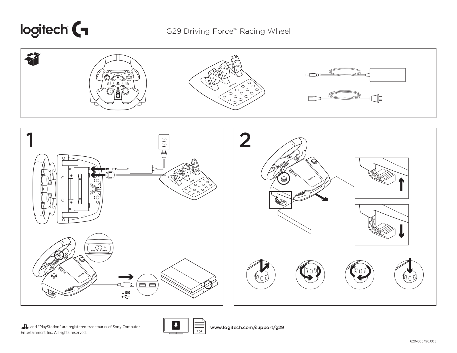 Logitech G29 User Manual