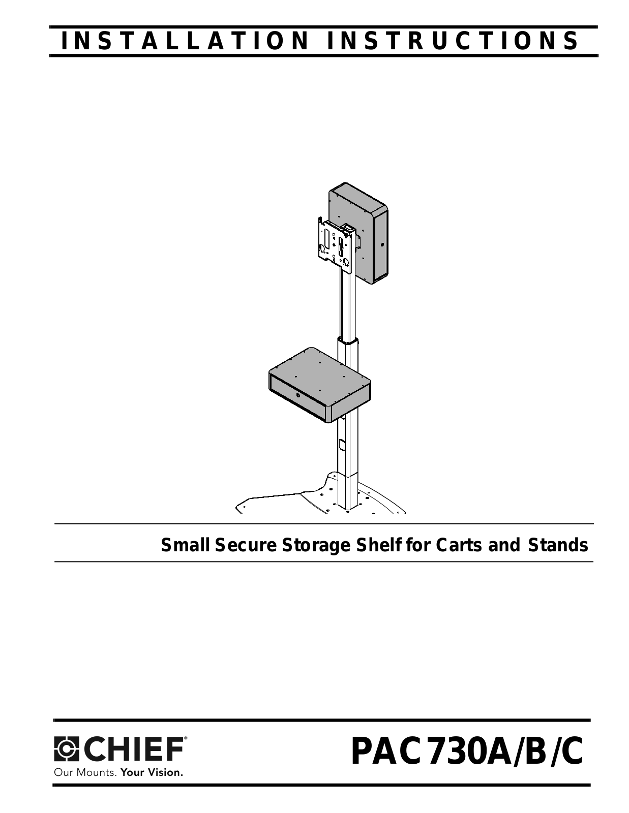 CHIEF PAC730ABC User Manual