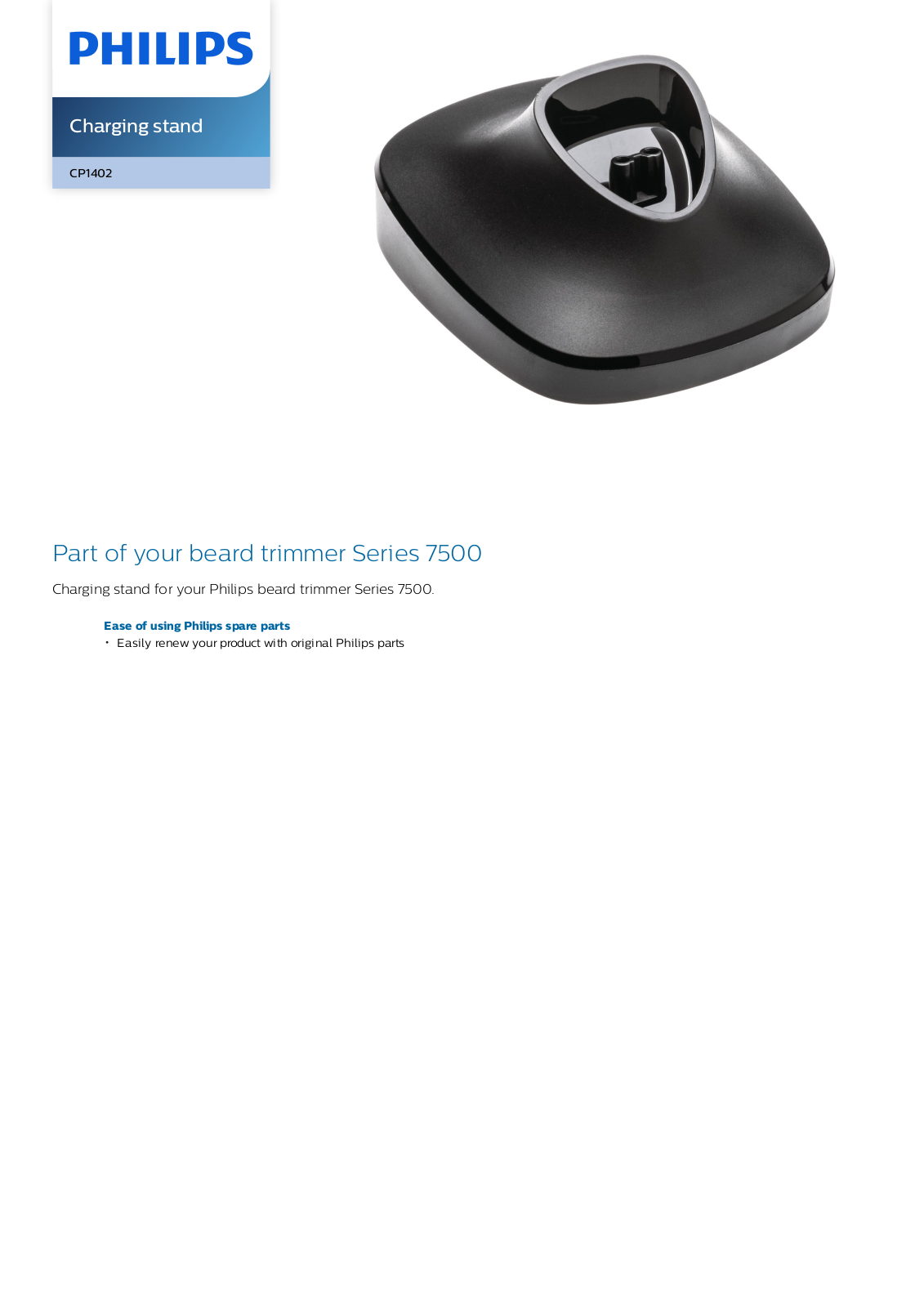 Philips CP1402/01 leaflet - ManualMachine.com