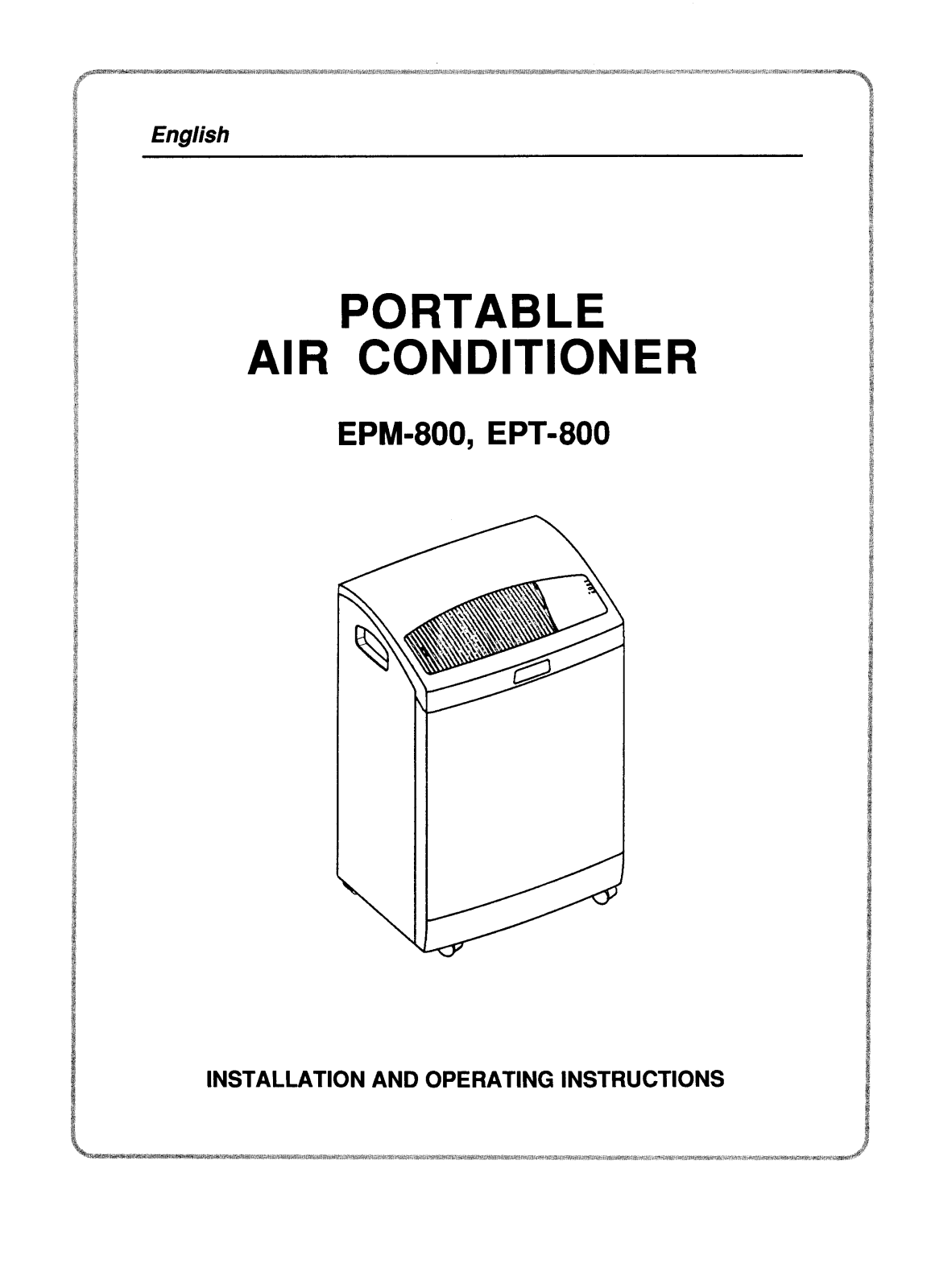 AEG-Electrolux EPT800, EPM800 User Manual