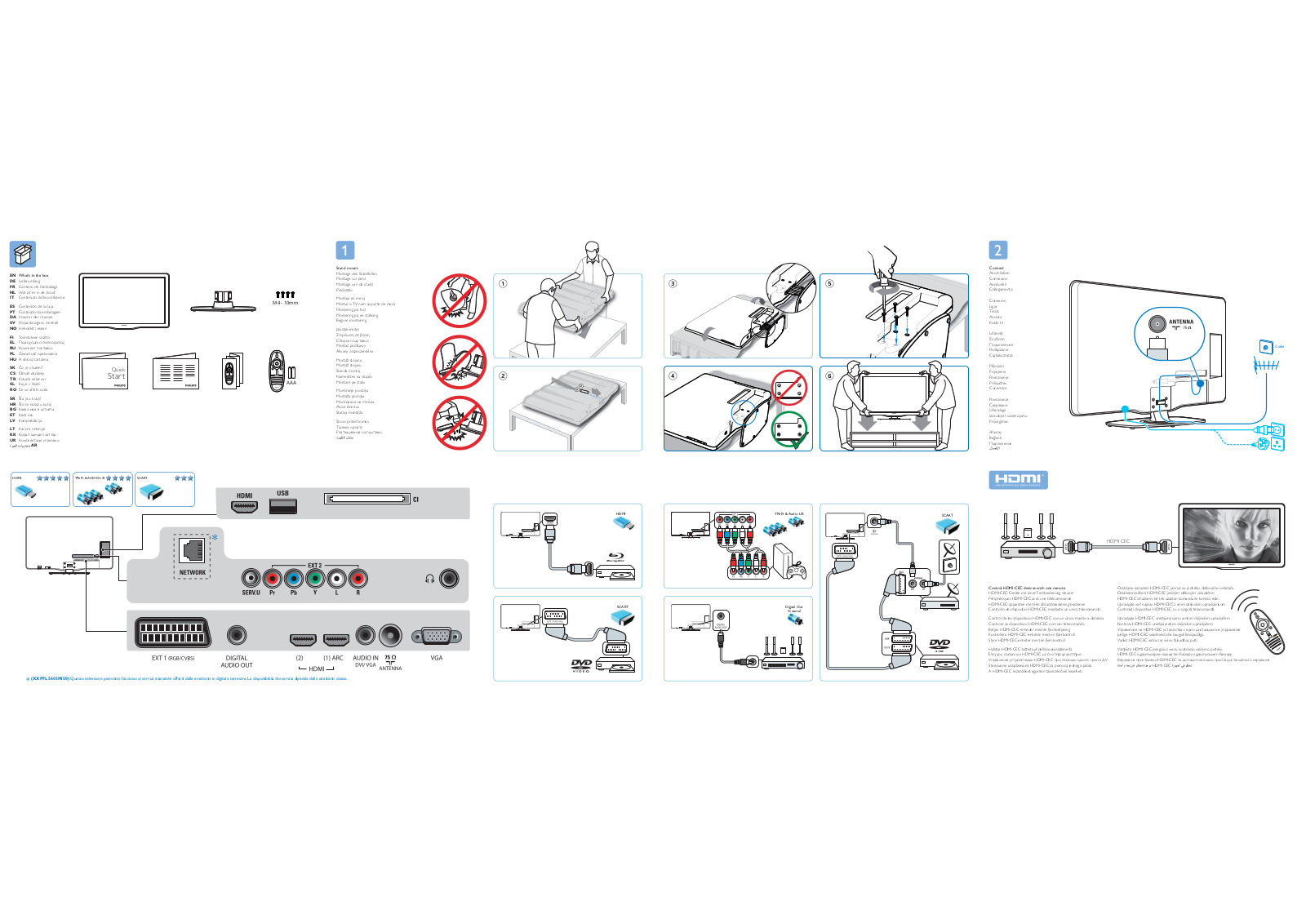 Philips TV Quick start guide