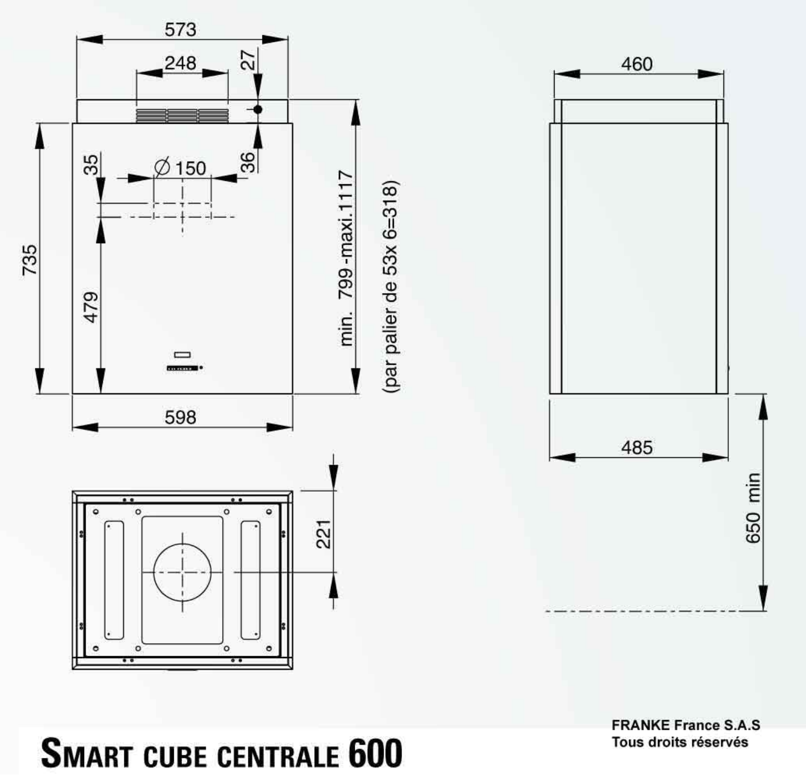 ROBLIN SMART CUBE CENTRALE 600 User Manual