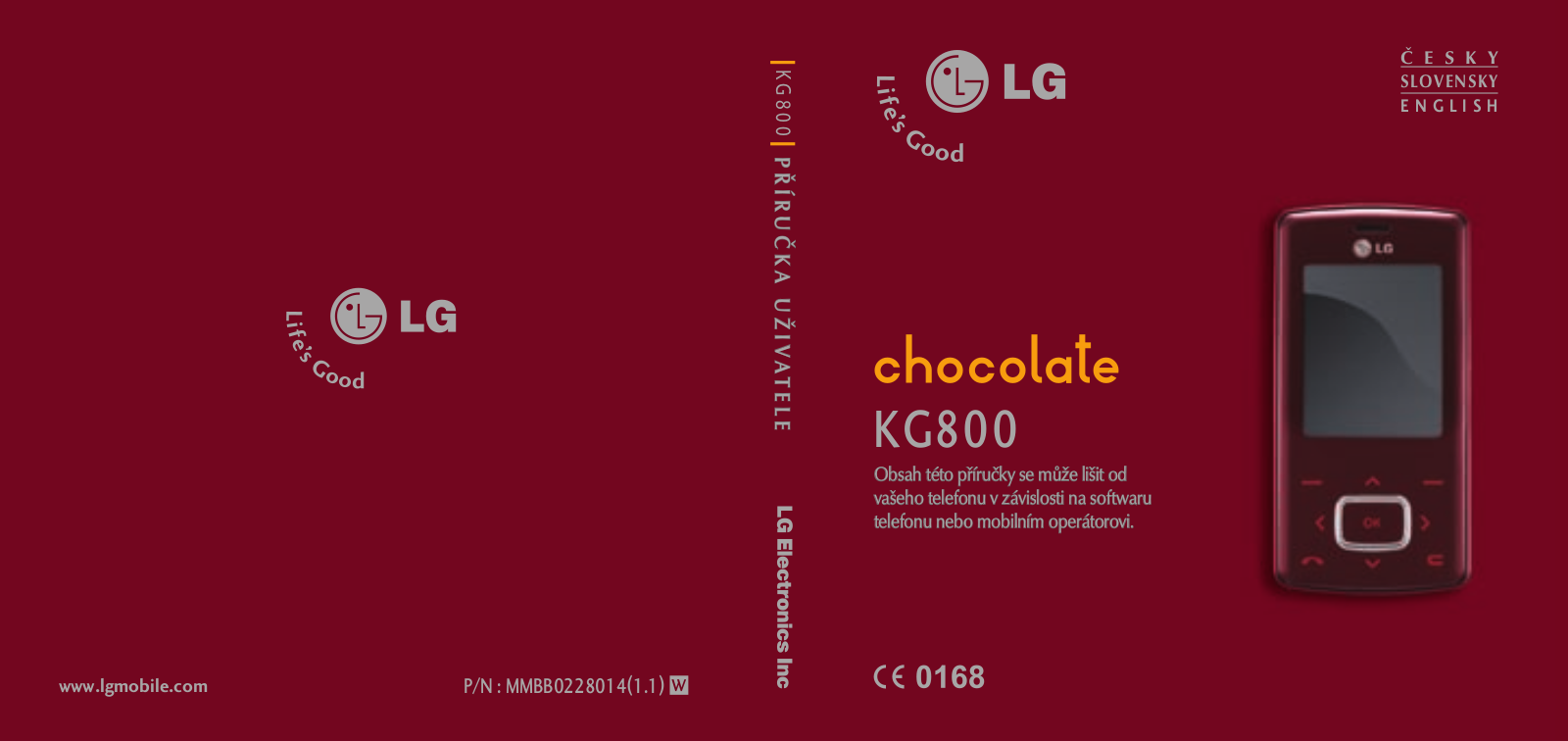 LG KG800 Owner’s Manual