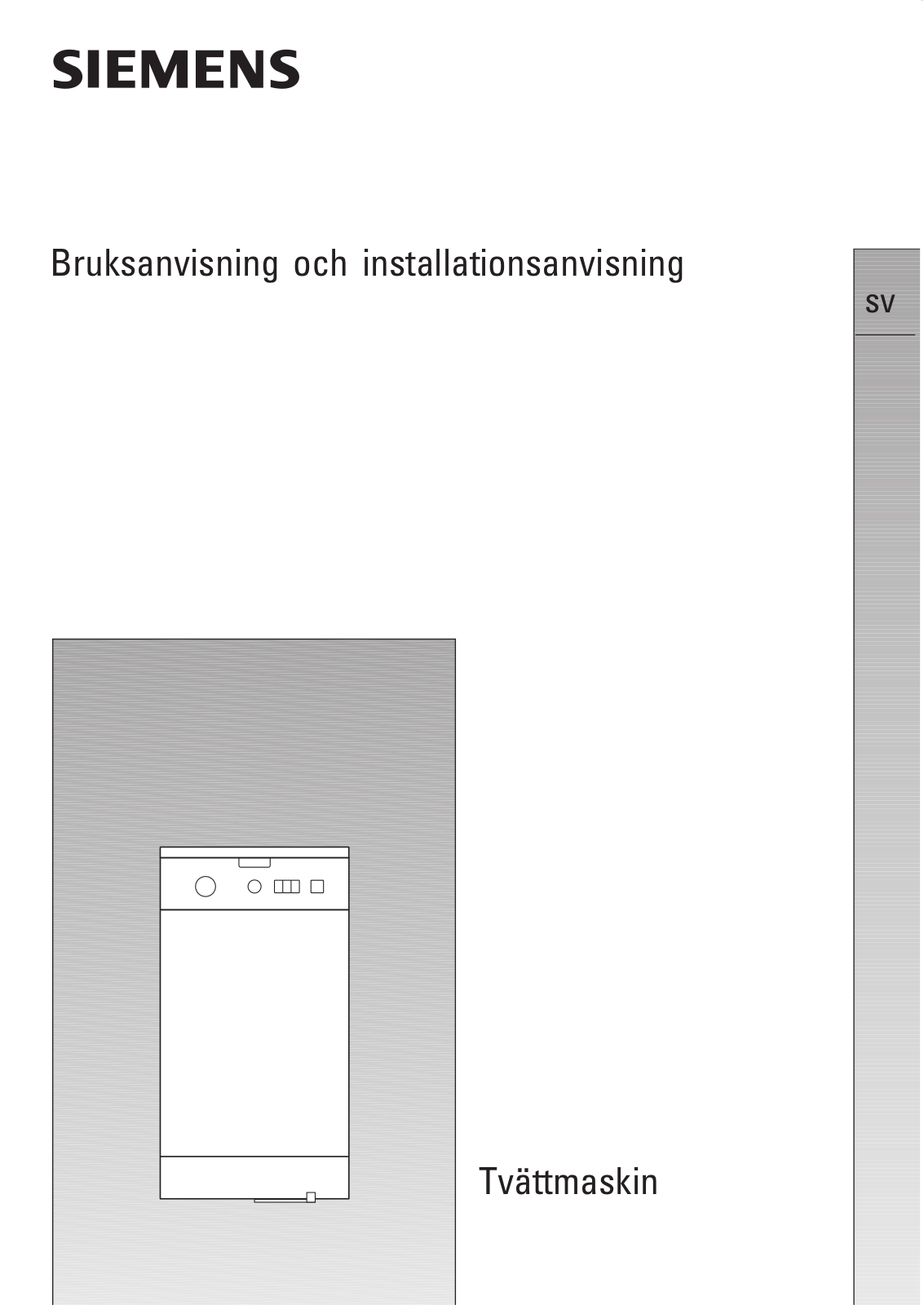 Siemens WXTS1351SN, WXTS1251SN User Manual