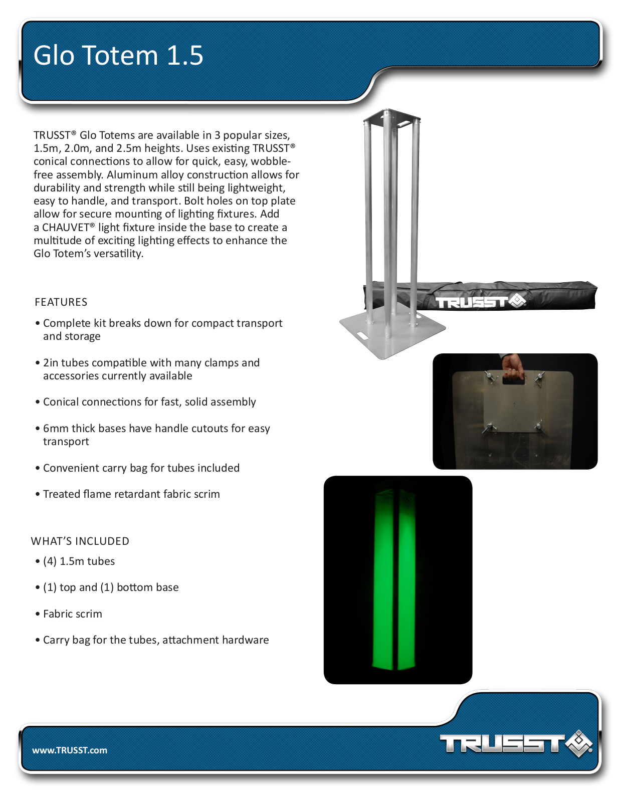 Trusst Glo Totem 1.5 User manual