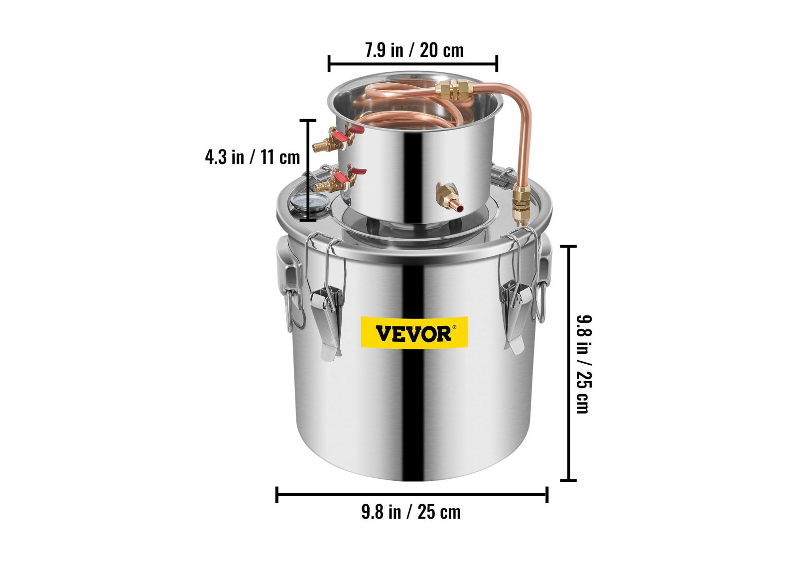 VEVOR FXNU1258 Dimensions - ManualMachine.com
