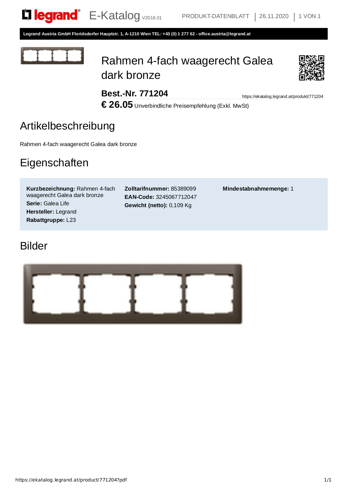 Legrand 771204 User Manual