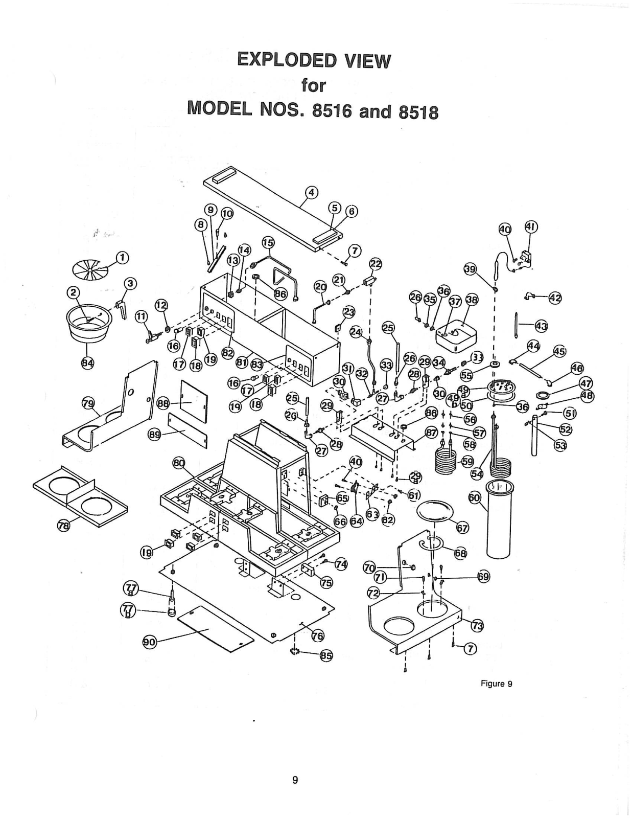 Bloomfield 8516 Parts Manual