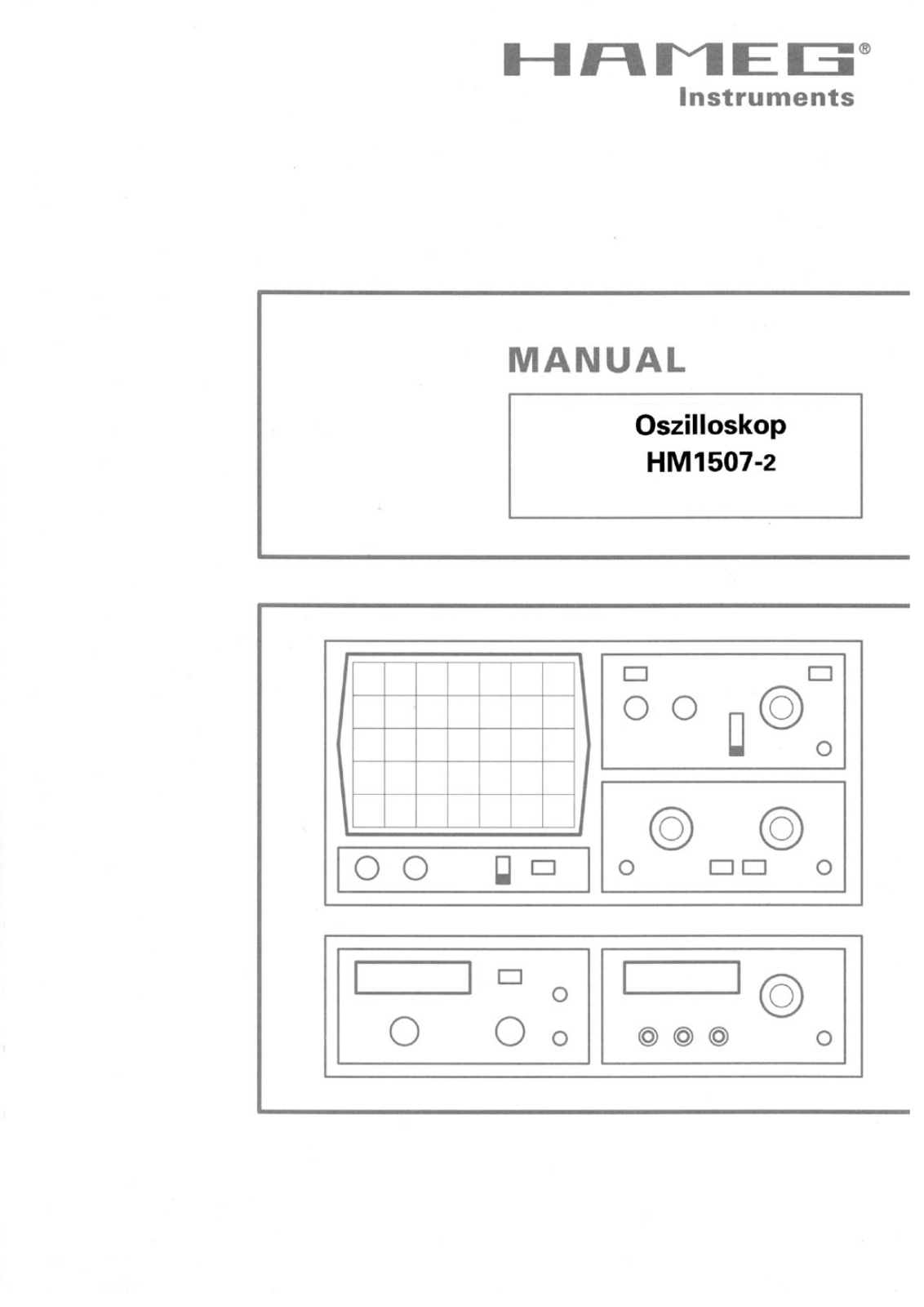 HAMEG HM1507-2 User Guide